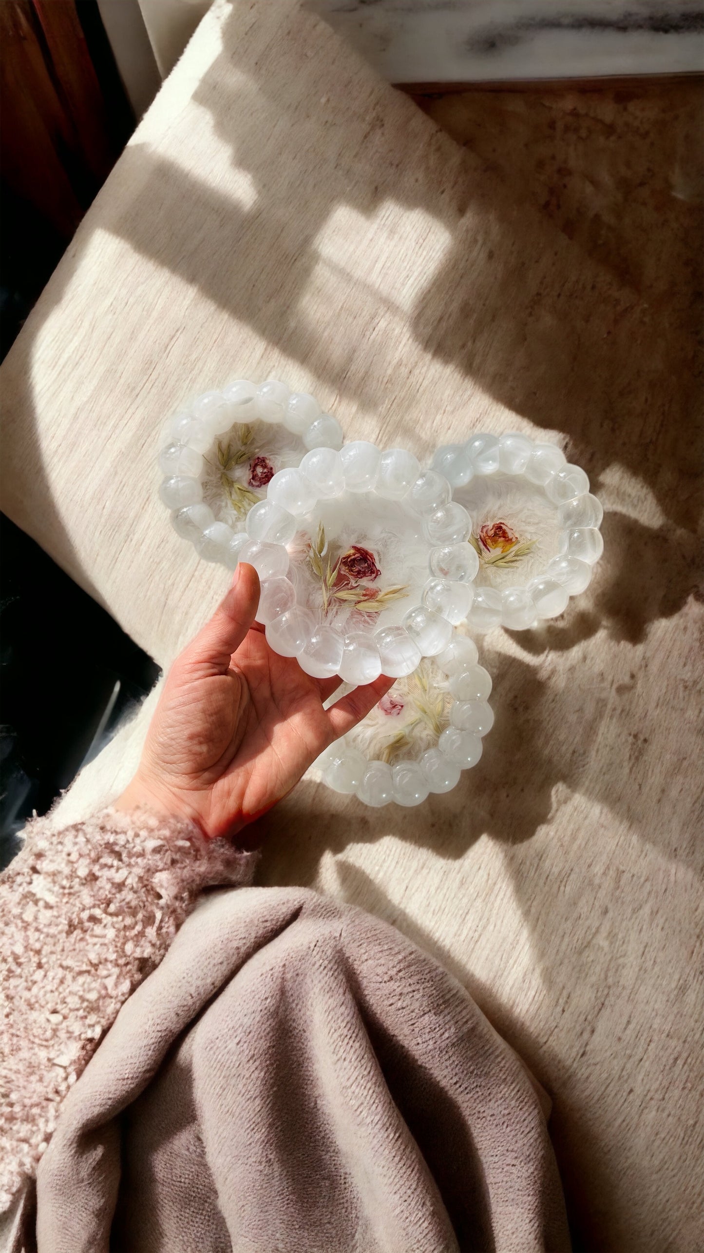 Untersetzer( handgemacht ) aus Epoxidharz-Resinart-Resin Coasters