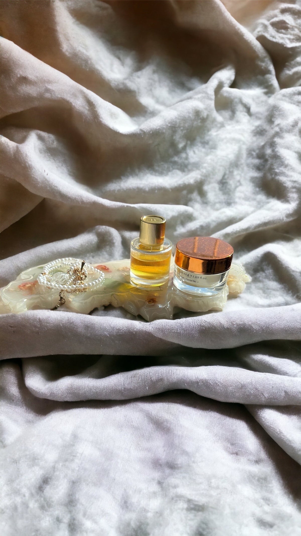 Handmade epoxy catchall tray