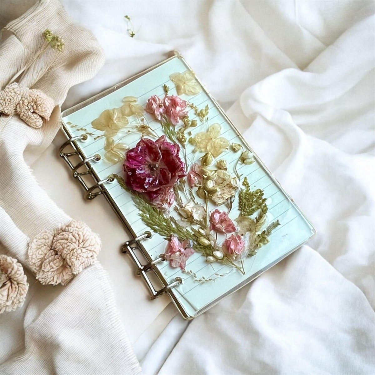Handmade epoxy resin journal