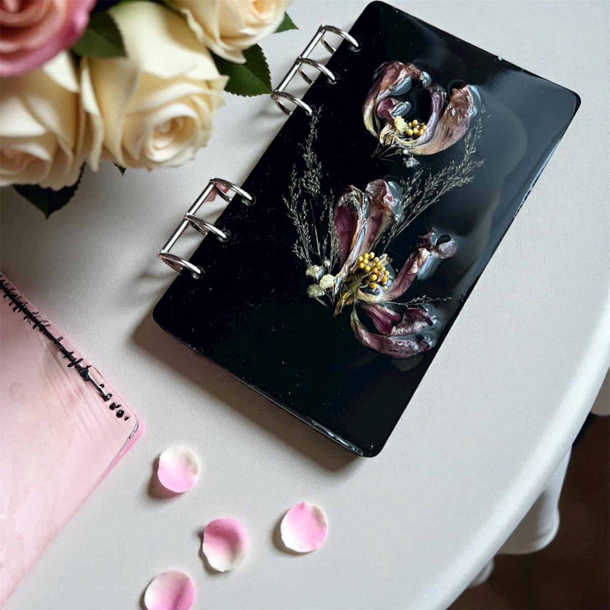 Epoxy resin notebook cover