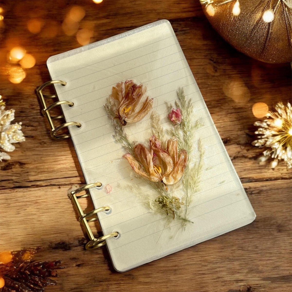 Epoxy resin notebook cover