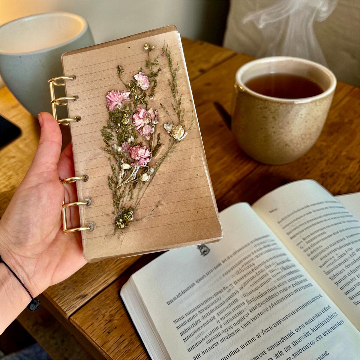 Pressed flower journal