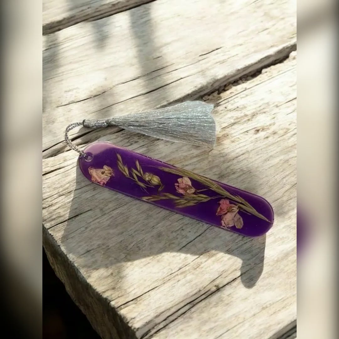 Resin bookmark video