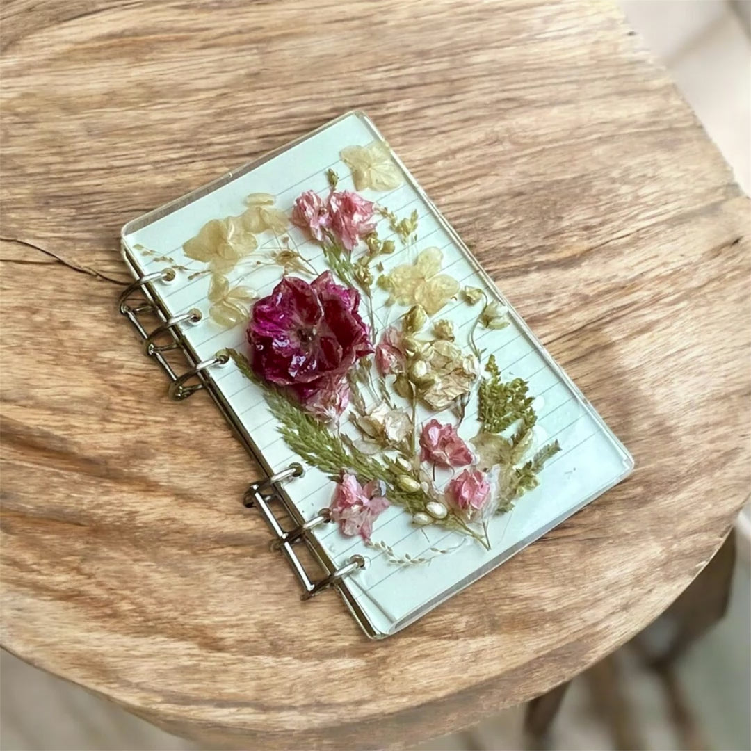 Handmade resin notebook video