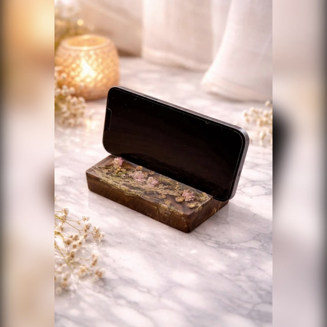 Handmade resin phone stand video