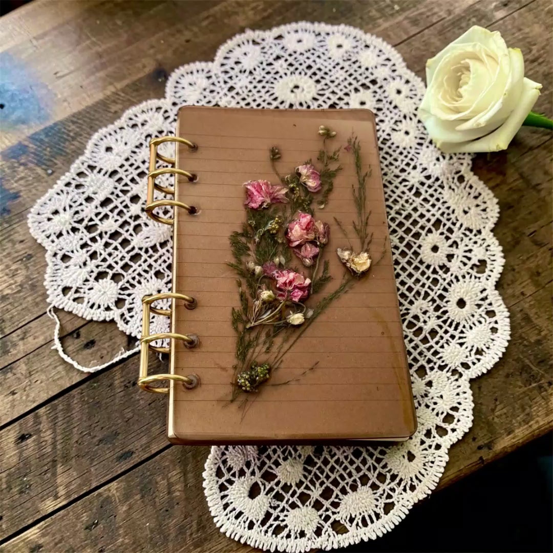 Handmade resin notebook video