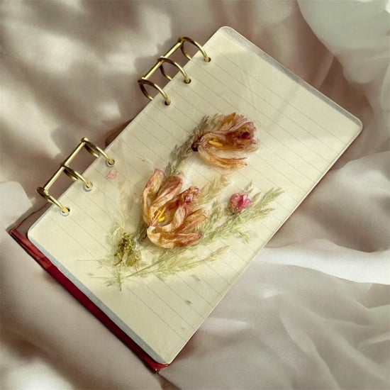 Handmade resin notebook video